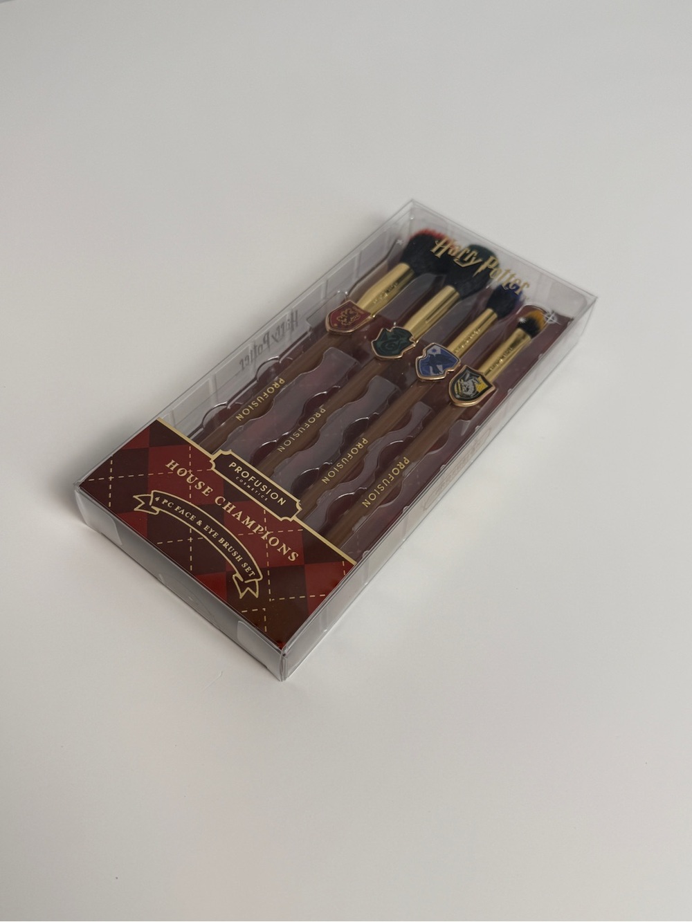 New Profusion Harry Potter House Champions 4pc Face & Eye Brush Set